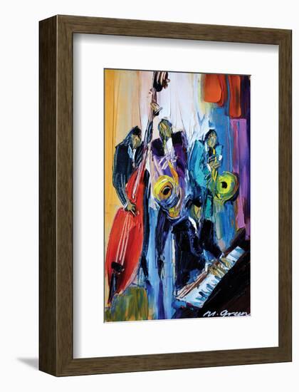 Music for the Soul-Maya Green-Framed Art Print