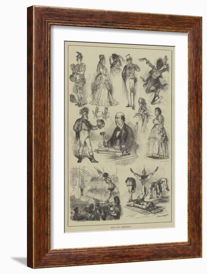 Music Hall Performers-Godefroy Durand-Framed Giclee Print