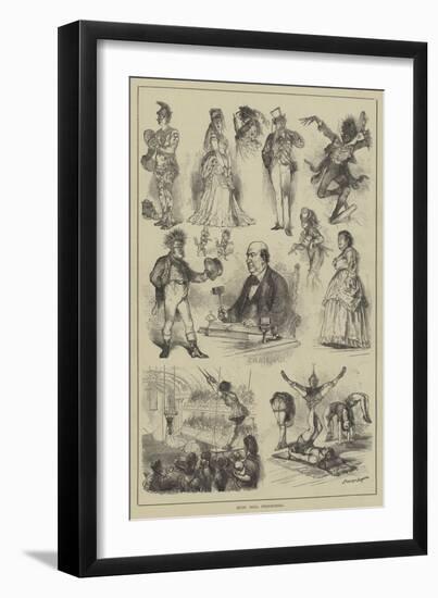 Music Hall Performers-Godefroy Durand-Framed Giclee Print