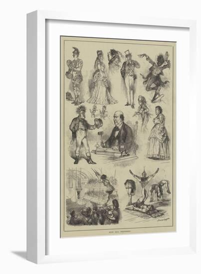 Music Hall Performers-Godefroy Durand-Framed Giclee Print