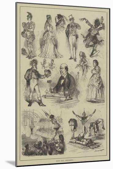 Music Hall Performers-Godefroy Durand-Mounted Giclee Print