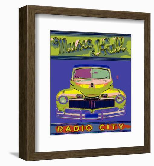 Music Hall Radio City-Irena Orlov-Framed Art Print