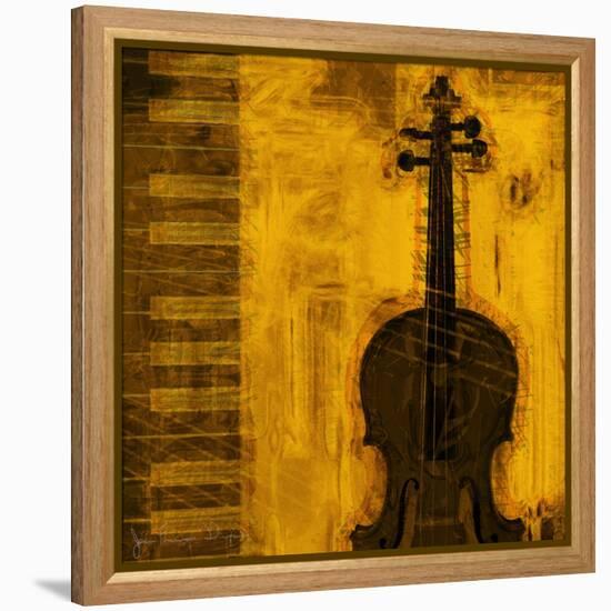 Music I-Jean-François Dupuis-Framed Stretched Canvas