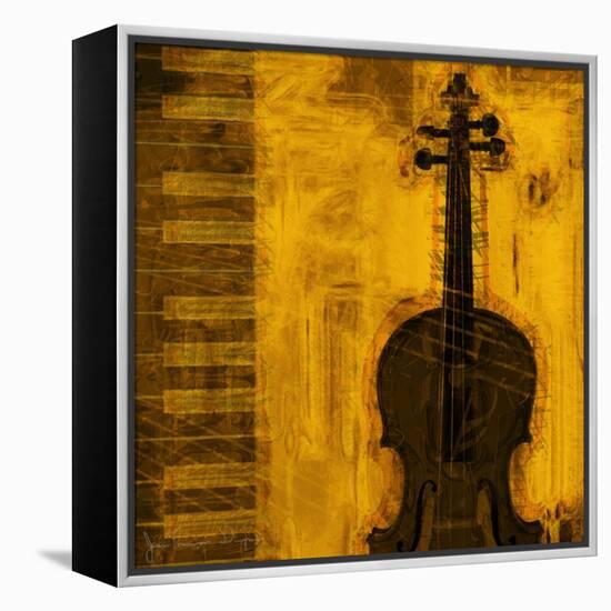 Music I-Jean-François Dupuis-Framed Stretched Canvas