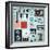 Music Instruments and Gadgets Big Icon Set-Frimufilms-Framed Art Print