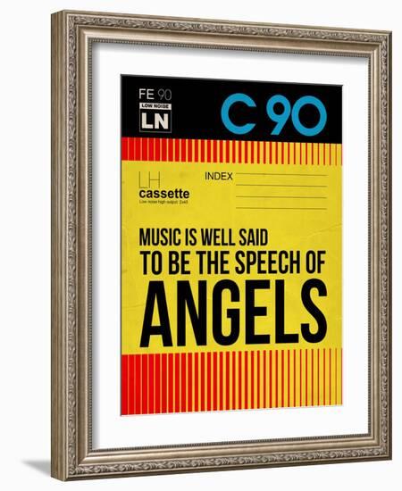 Music is a speech of Angels-NaxArt-Framed Art Print