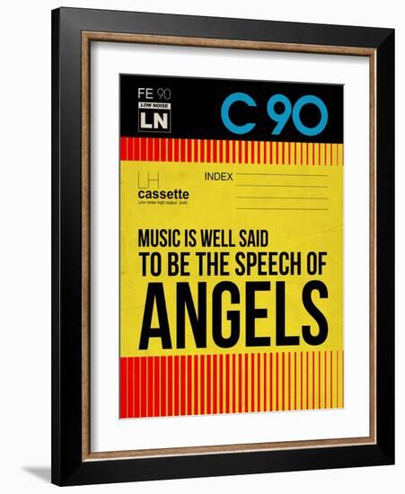 Music is a speech of Angels-NaxArt-Framed Art Print