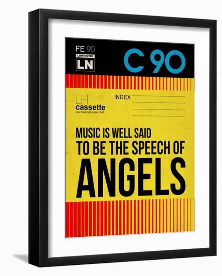 Music is a speech of Angels-NaxArt-Framed Art Print