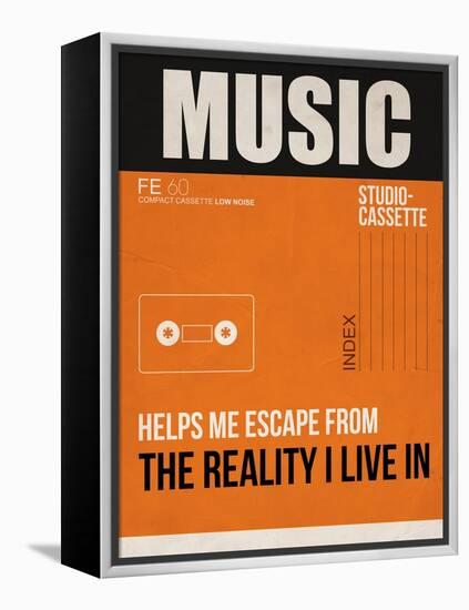 Music Is Escape-NaxArt-Framed Stretched Canvas