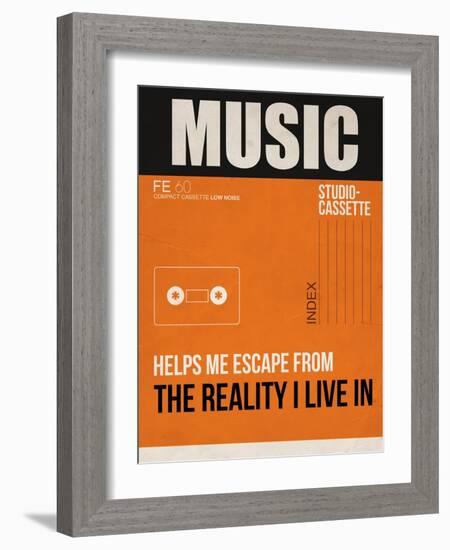 Music Is Escape-NaxArt-Framed Art Print