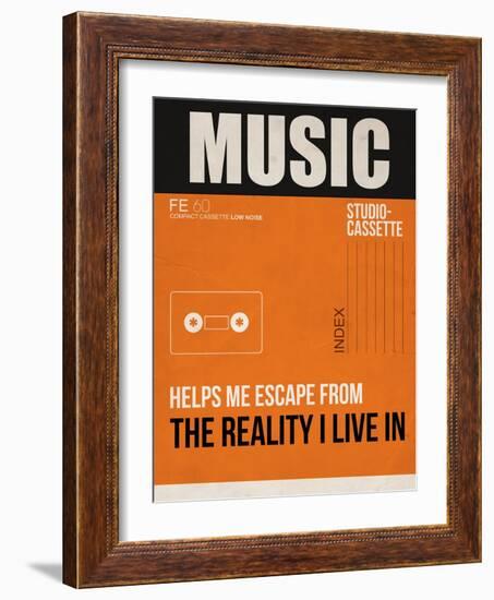 Music Is Escape-NaxArt-Framed Art Print