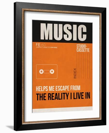 Music Is Escape-NaxArt-Framed Art Print