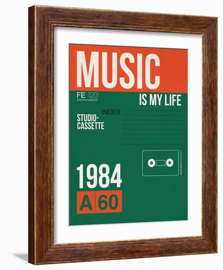 Music Is My Life-NaxArt-Framed Art Print