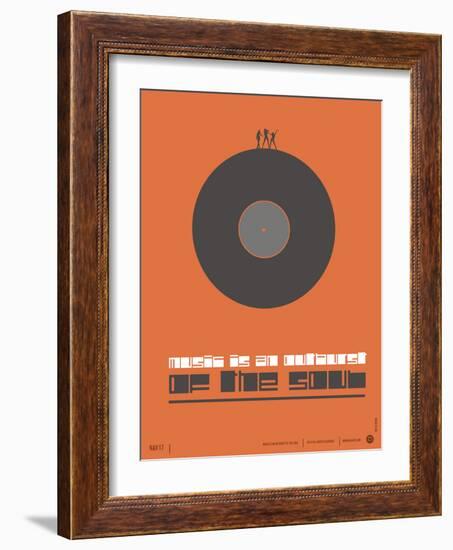 Music is the Soul Poster-NaxArt-Framed Art Print