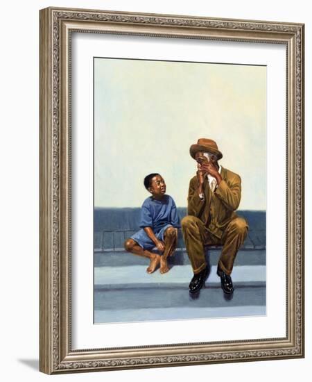 Music Lesson No.2, 2000-Colin Bootman-Framed Giclee Print
