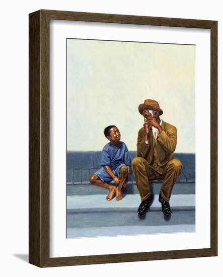 Music Lesson No.2, 2000-Colin Bootman-Framed Giclee Print