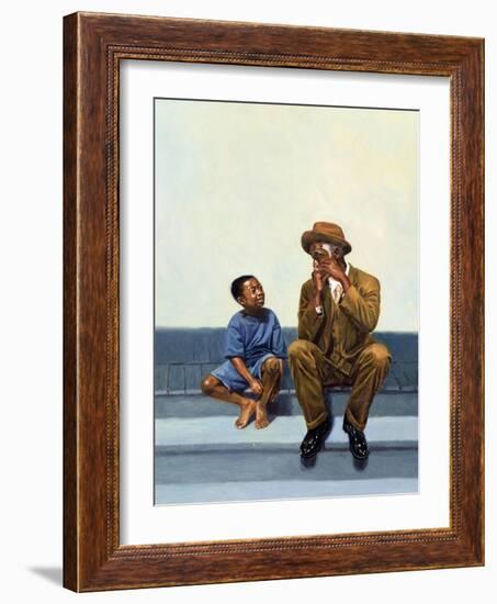 Music Lesson No.2, 2000-Colin Bootman-Framed Giclee Print