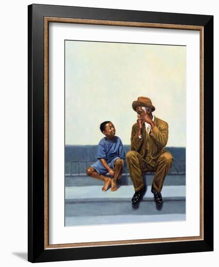 Music Lesson No.2, 2000-Colin Bootman-Framed Giclee Print