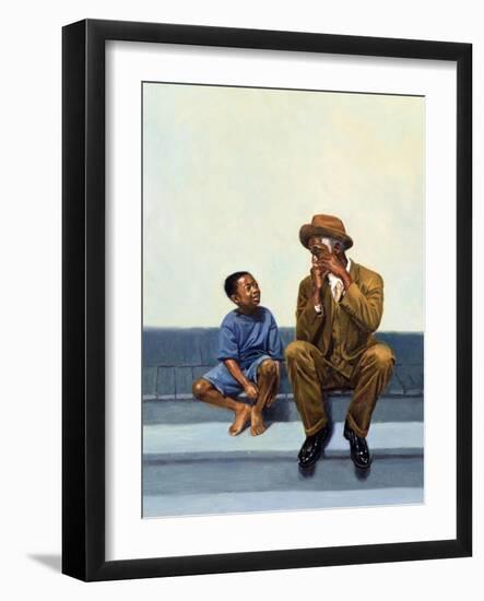 Music Lesson No.2, 2000-Colin Bootman-Framed Giclee Print