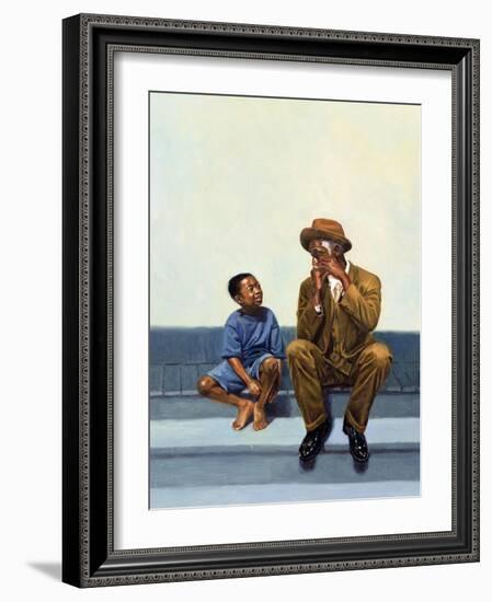 Music Lesson No.2, 2000-Colin Bootman-Framed Giclee Print