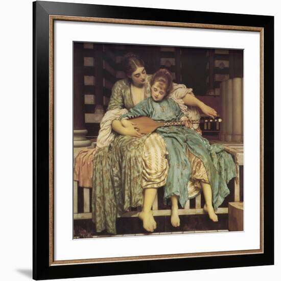 Music Lesson-Frederick Leighton-Framed Giclee Print