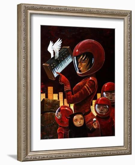 Music Lesson-Aaron Jasinski-Framed Art Print