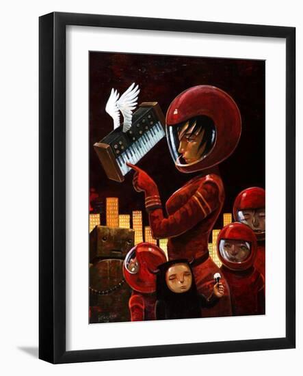 Music Lesson-Aaron Jasinski-Framed Art Print