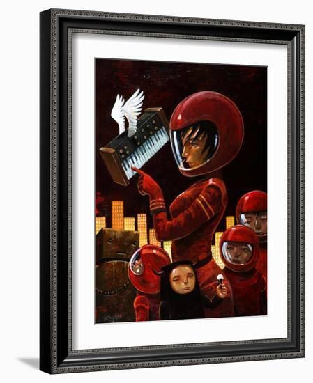 Music Lesson-Aaron Jasinski-Framed Art Print