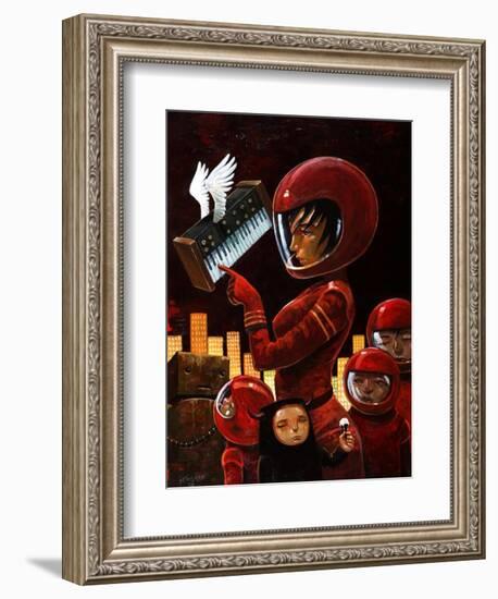 Music Lesson-Aaron Jasinski-Framed Art Print