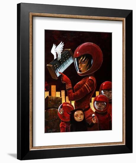 Music Lesson-Aaron Jasinski-Framed Art Print