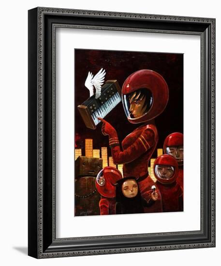 Music Lesson-Aaron Jasinski-Framed Art Print