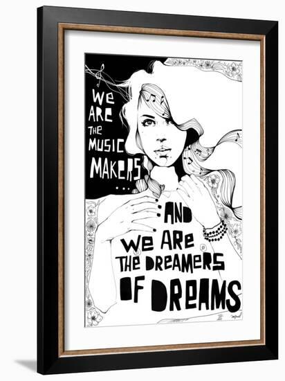 Music Maker-Manuel Rebollo-Framed Art Print