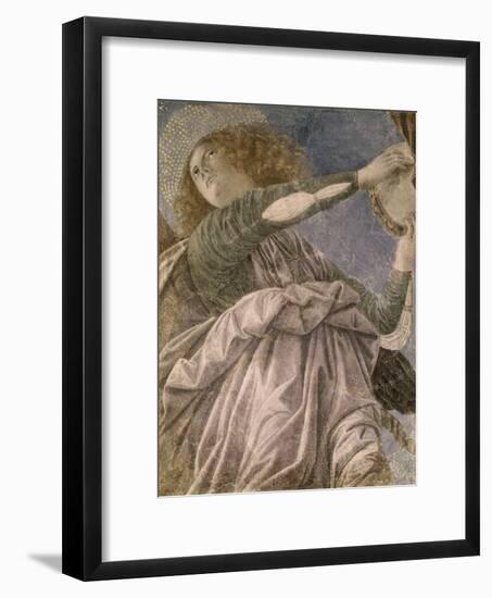 Music Making Angel with Tambourine-Melozzo da Forlí-Framed Giclee Print