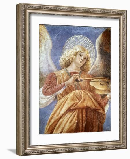 Music-Making Angel with Violin-Melozzo da Forlí-Framed Giclee Print