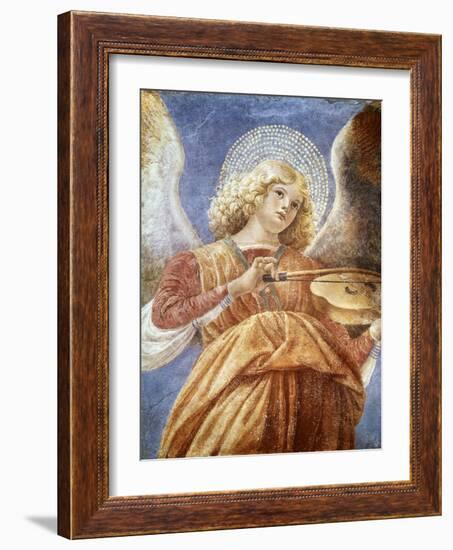 Music-Making Angel with Violin-Melozzo da Forlí-Framed Giclee Print