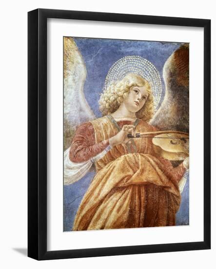 Music-Making Angel with Violin-Melozzo da Forlí-Framed Giclee Print