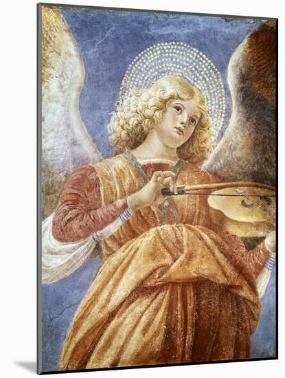 Music-Making Angel with Violin-Melozzo da Forlí-Mounted Giclee Print