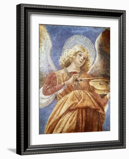 Music-Making Angel with Violin-Melozzo da Forlí-Framed Giclee Print