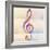 Music Note-Dan Meneely-Framed Art Print