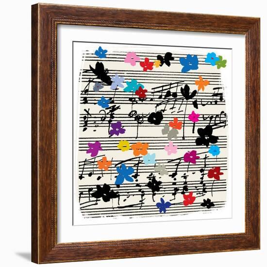 Music Notes-Jenny Frean-Framed Giclee Print