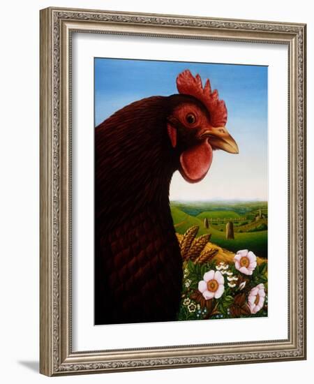 Music of a Lost Kingdom (Big Chicken), 1987-Frances Broomfield-Framed Giclee Print