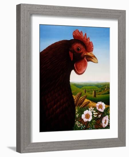 Music of a Lost Kingdom (Big Chicken), 1987-Frances Broomfield-Framed Giclee Print