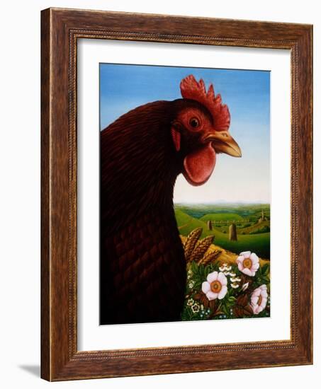 Music of a Lost Kingdom (Big Chicken), 1987-Frances Broomfield-Framed Giclee Print