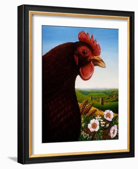 Music of a Lost Kingdom (Big Chicken), 1987-Frances Broomfield-Framed Giclee Print