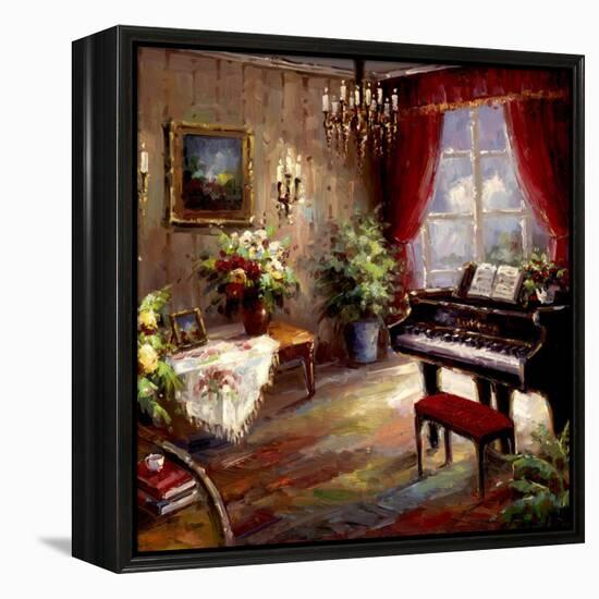 Music Parlor-Foxwell-Framed Stretched Canvas