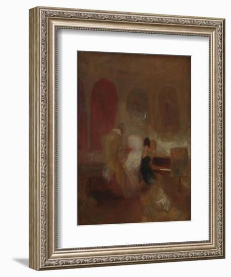 Music Party, East Cowes Castle-J. M. W. Turner-Framed Giclee Print