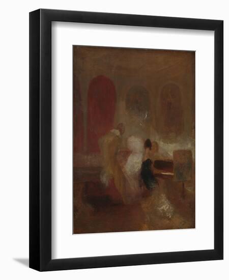 Music Party, East Cowes Castle-J. M. W. Turner-Framed Giclee Print