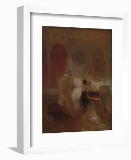 Music Party, East Cowes Castle-J. M. W. Turner-Framed Giclee Print