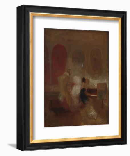 Music Party, East Cowes Castle-J. M. W. Turner-Framed Giclee Print