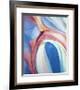 Music Pink and Blue-Georgia O'Keeffe-Framed Art Print